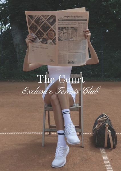tennis club, sports club membership, tennis event, club promotion, tennis lifestyle, brand awareness, new arrival, editorial, outdoor, luxurious, calm, brown, neutral, green